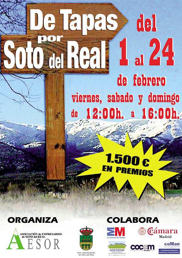 Cartel De Tapas por Soto del Real 2013